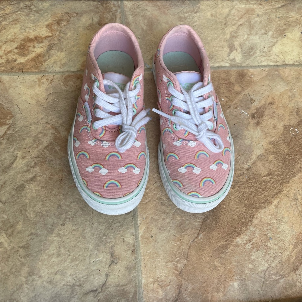 VANS Rainbow Clouds Pink Sneakers 12